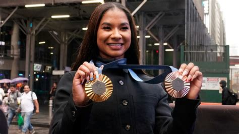 Jordan Chiles lost her Olympic bronze medal on floor exercise..